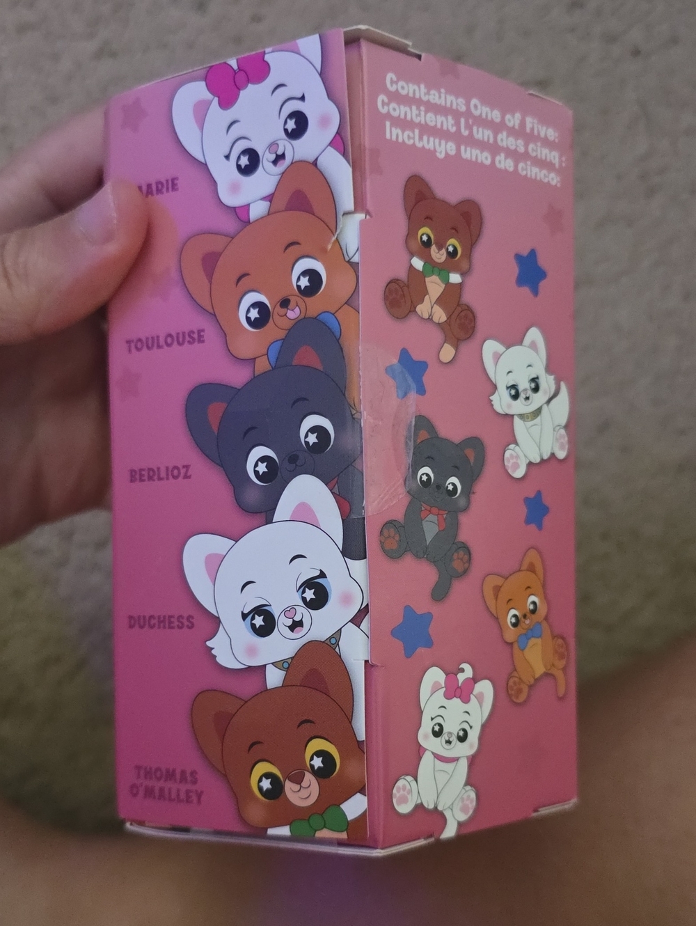 Disney Pink Cat Collectible Small Pets Toy Box